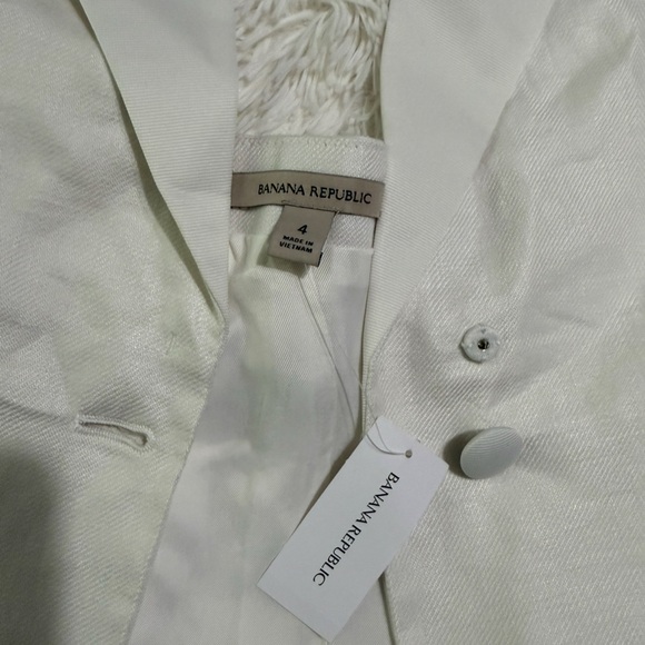 Banana Republic Linen Tuxedo Vest - Picture 5 of 10